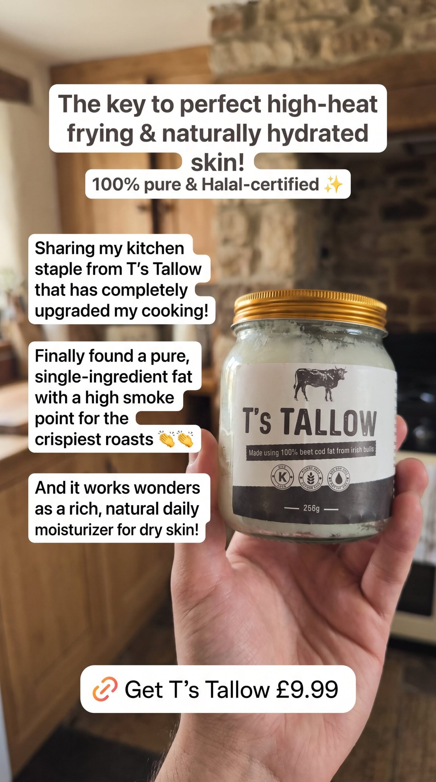 Pure Irish Beef Tallow for Cooking 258g - Image 8