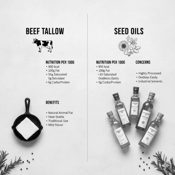 T's Tallow vs harmful seed oils