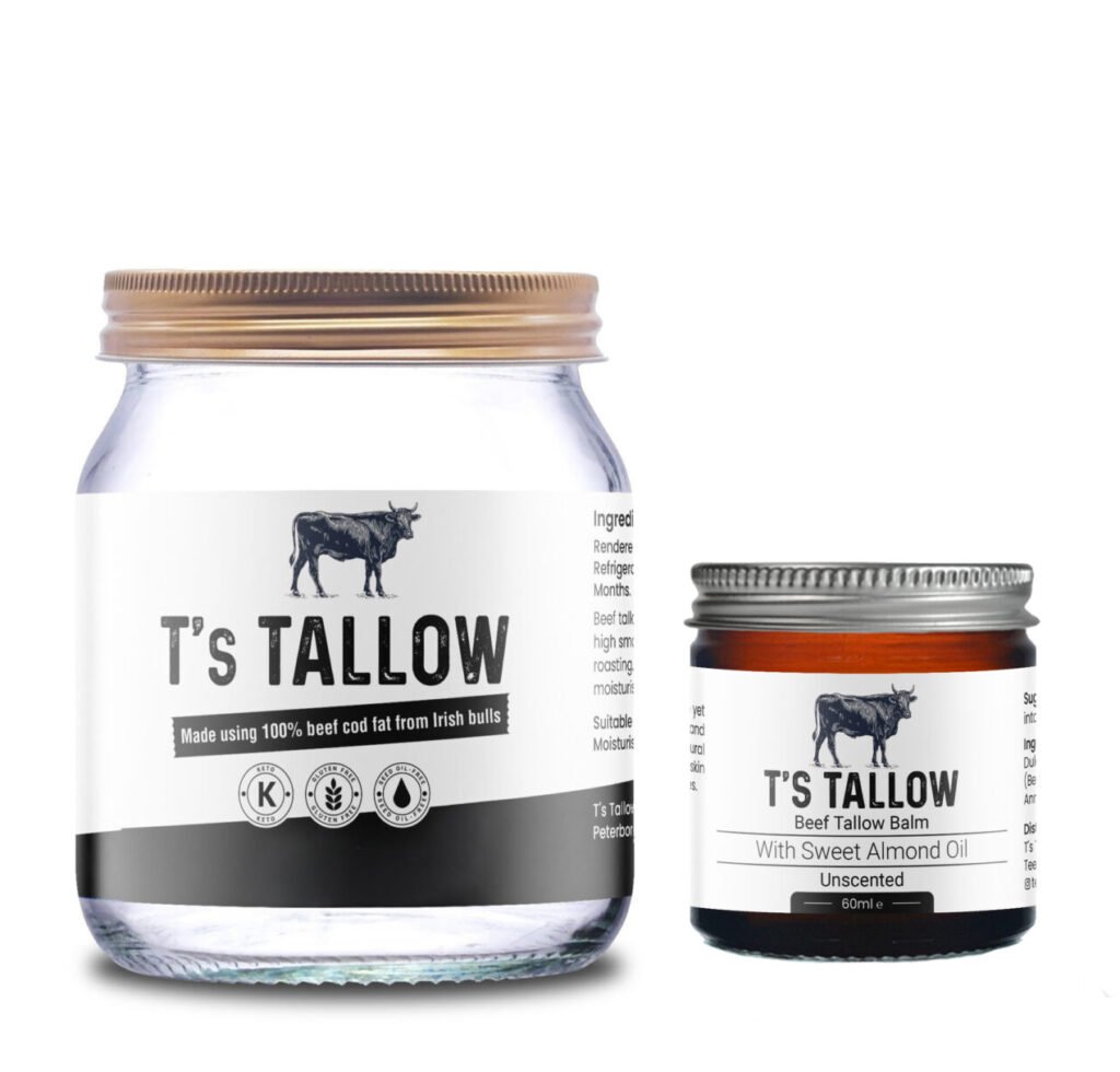 Irish Beef Tallow And Unscented Balm Bundle Halal