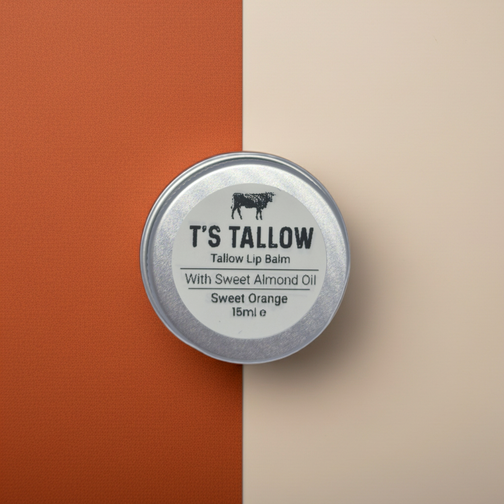 Unscented Beef Tallow Balm and Lip Balm Bundle Halal - Image 4