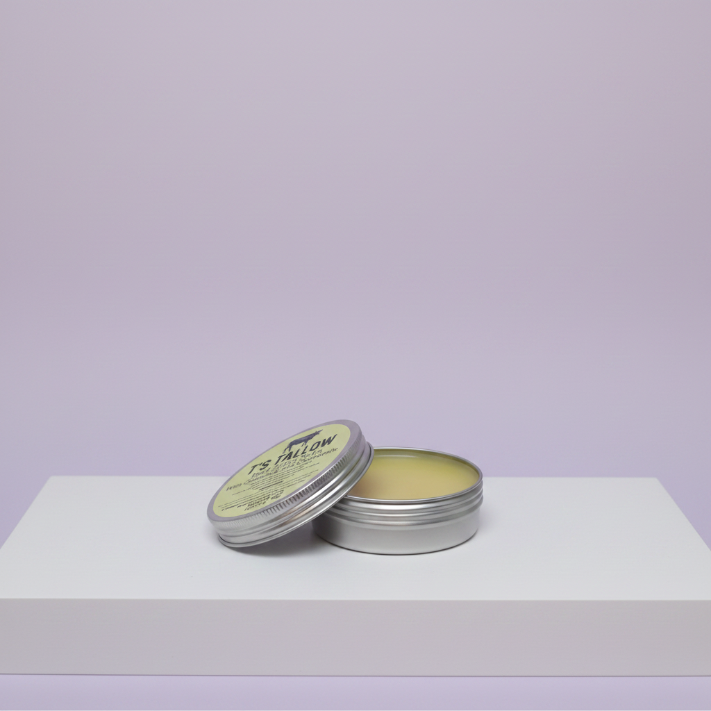 beef tallow salve tin